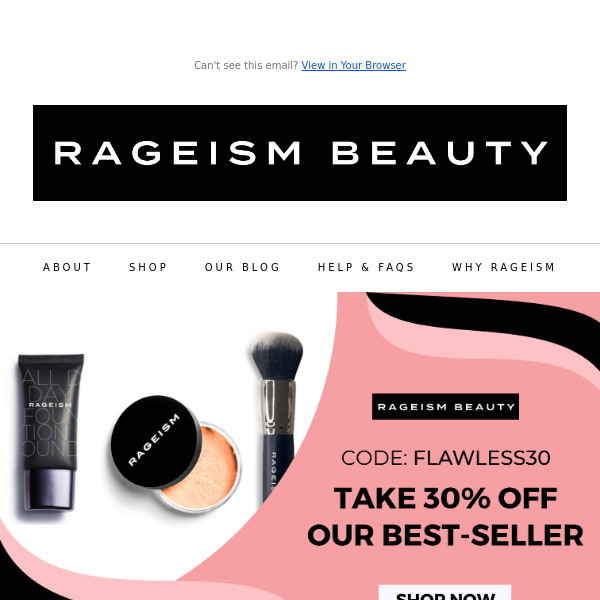 Shop 30% off our best-seller | Flawless Foundation Kit
