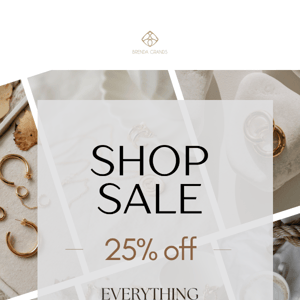 Shop 25% off NOW✨