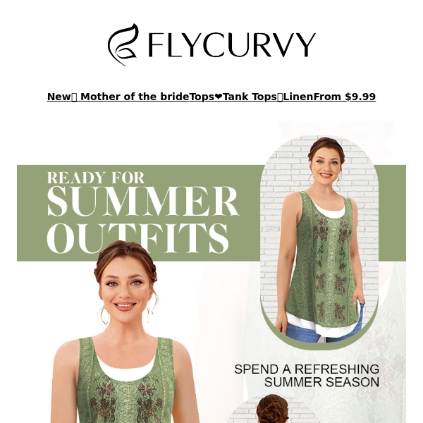 FlyCurvy.Do you wanna cool off in Summer? 💚