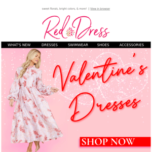 fall in love with new V-Day dresses 😍