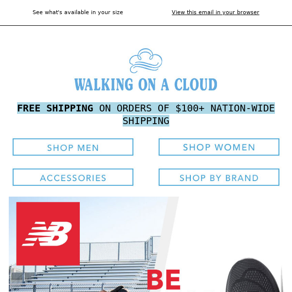 Stay active with New Balance!