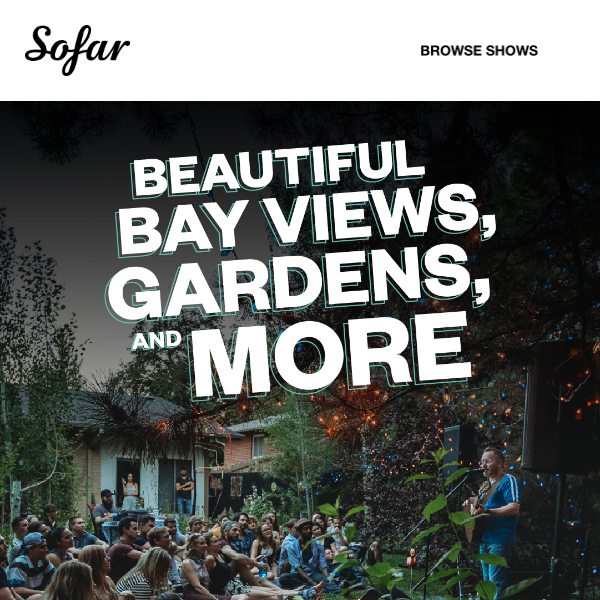 6 of Sofar's Most Peaceful Spaces for Live Music 🧘