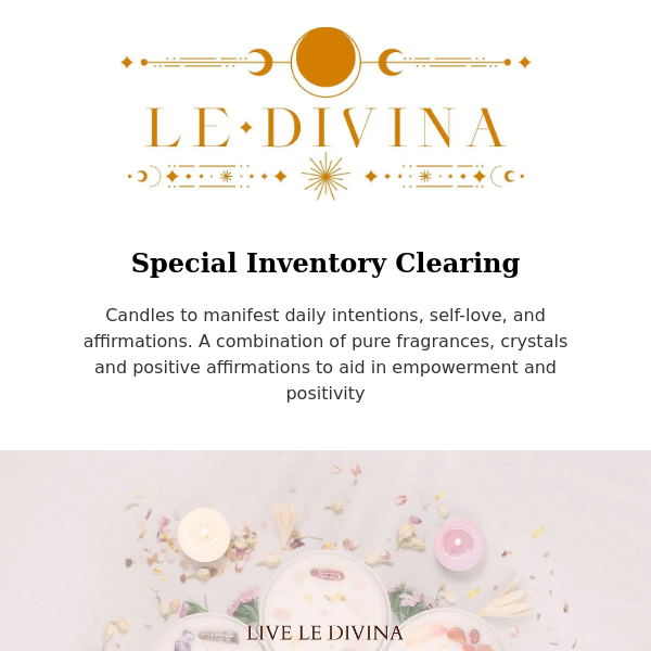 Special on Clearing Inventory