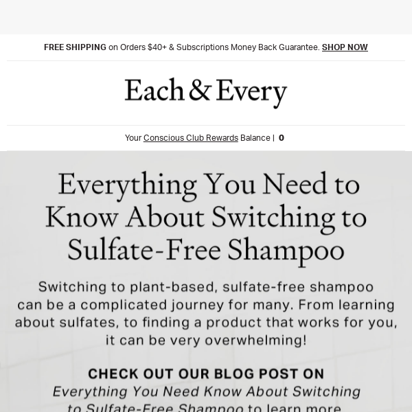 switching to sulfate-free?