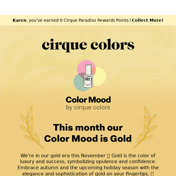 Color mood: Gold 🌟
