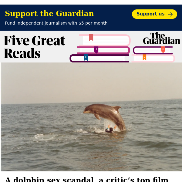 Five Great Reads: A British dolphin sex scandal