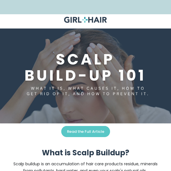 Scalp Buildup: What Causes It and How to Get Rid of It.