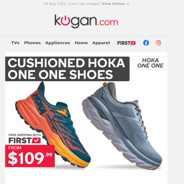 Hoka One One Running Shoes from $109.99 - Get in Fast, Don't Be Last!
