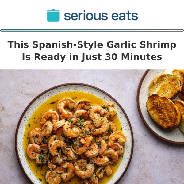This Spanish-Style Garlic Shrimp Is Ready in Just 30 Minutes