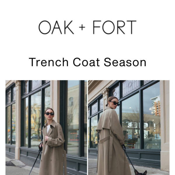 Trench Coat Season - Oak And Fort