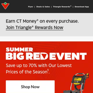 Summer Big Red Event: Sizzling deals are here