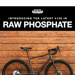 New Gravel Drop 🚨 4130 All-Road in Raw Phosphate