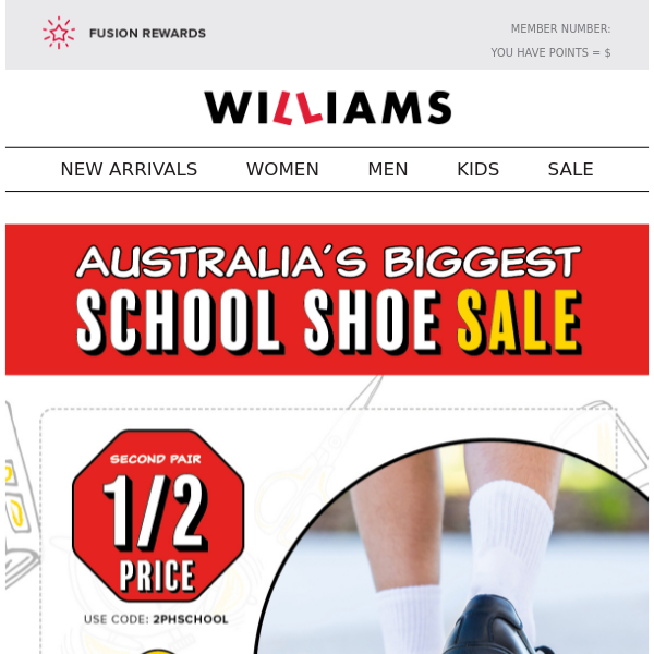 Australia's Biggest School Shoe Sale! 🎒👟