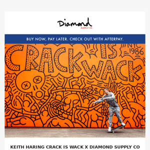 Latest Arrival : Keith Haring Crack Is Wack X Diamond Supply Co Collection