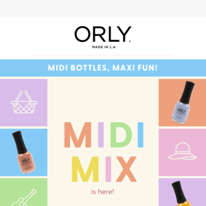🌈 Our Midi Bottles Big Debut on ORLYBeauty.com!