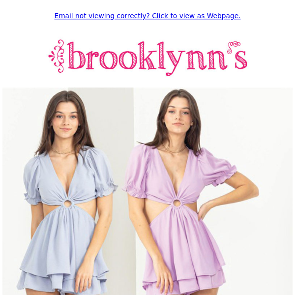 Have you seen these NEW ARRIVALS? Shop in-store or online at www.brooklynns.com.