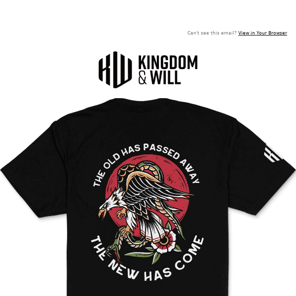 🦅 New Drop | 2 Cor 5:17 - The New Has Come