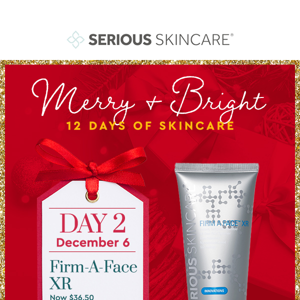 Day 2: Firm-A-Face on sale!