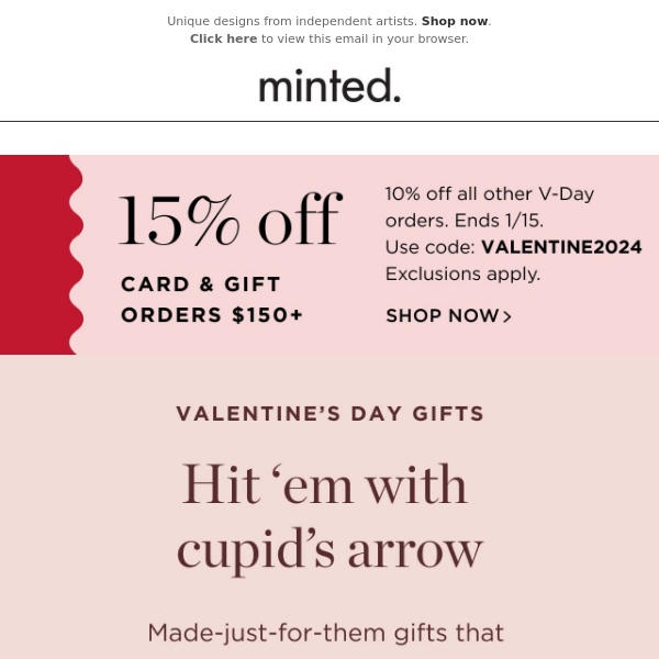 Personalizable gifts for all your valentines