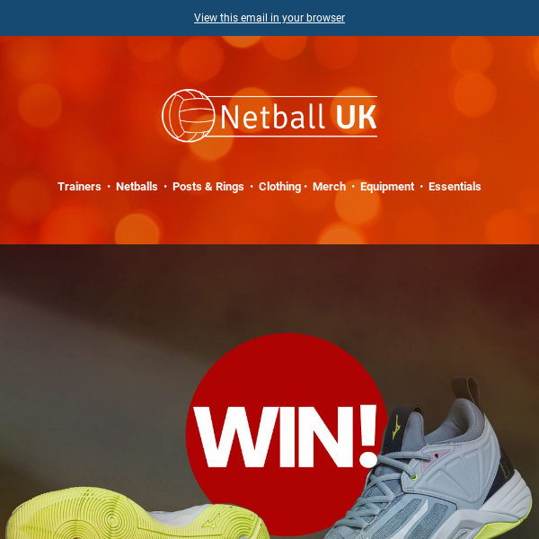 WIN >> Netball Trainers for you and your friends with Netball UK & Mizuno