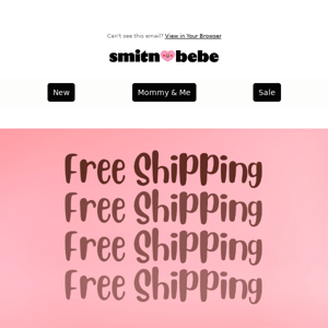 Don't Miss Out! Free Shipping Today! 💖