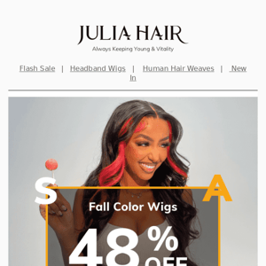 Bring you fresh and unique designs-the best fall Color Wig