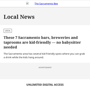 Kid-friendly Sacramento CA bars, breweries and taprooms