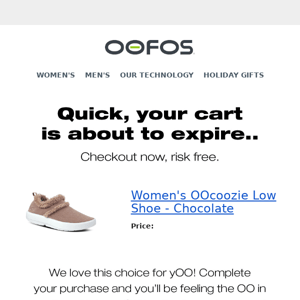 Quick! Don't Let Your Cart Expire!