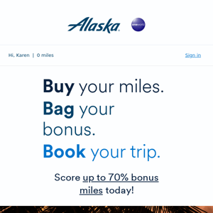 OFFER EXTENDED: Claim your bonus miles today!
