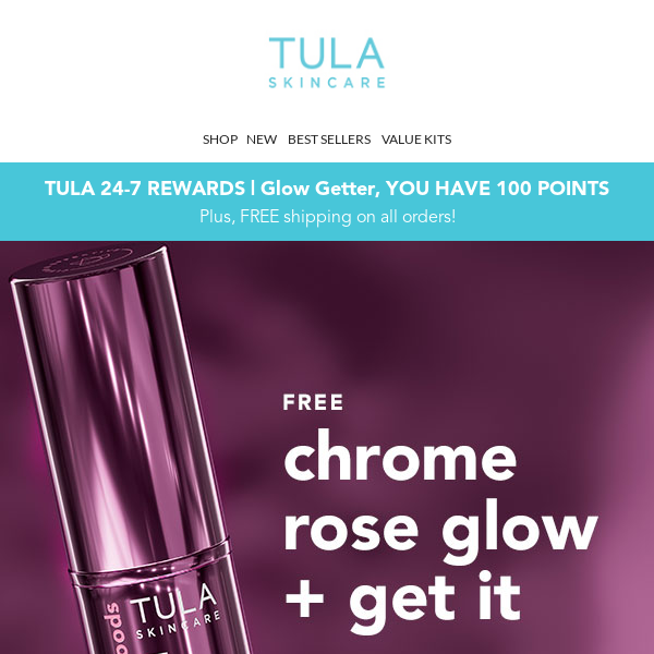 FREE Chrome Rose Glow + Get It