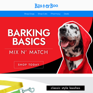 Mix N' Match with Barking Basics!