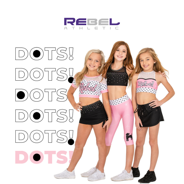 Connect the Dots with the Paris Polka Dot Collection! - Rebel Athletic