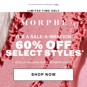 60% Off: Sale-a-bration starts now!