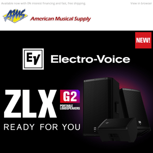 Electro-Voice ZLX G2 Speakers - Take a Deep Dive & Get Yours Today!