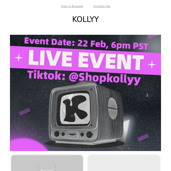 💜KOLLYY LIVE EVENT💜 See U soon on Feb.22TH!