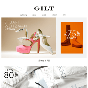 Stuart Weitzman: New-In & Up to 75% Off Boots