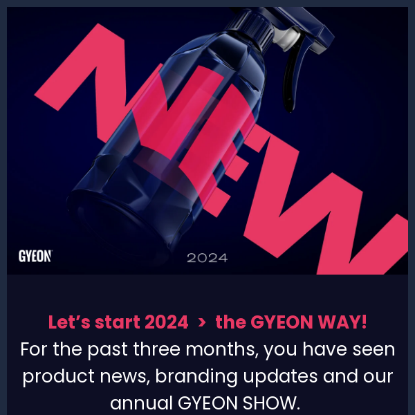 Start 2024 with GYEON