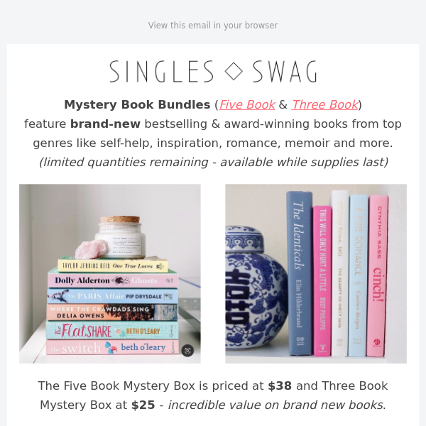 Top Selling Book Bundles Are Running Low