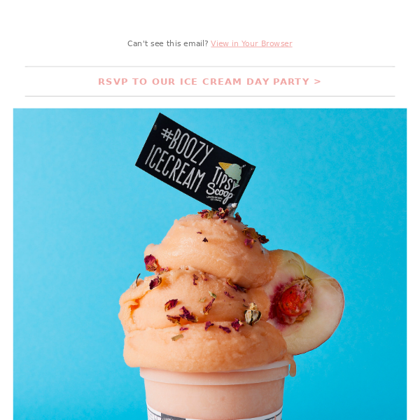 FREE Frosé for National Ice Cream Day!