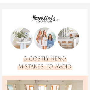5 Costly Reno Mistakes to Avoid + Reno School Starts Monday!