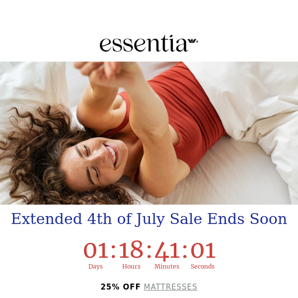 Your Last Chance to Get 25% Off the Most Intelligently Engineered Organic Mattress!