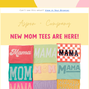 Bright NEW FUN Mom Tees Just Dropped!! Coupon code inside! ☀️