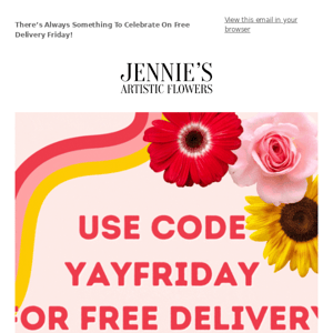 ⚠️ Free Delivery Fri-YAY is back!