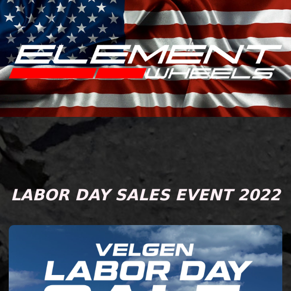 LABOR DAY SALES START NOW!!