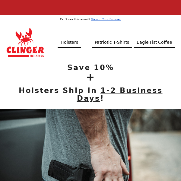 🗯️ Enjoy 10% Off Your New Holster! 🗯️