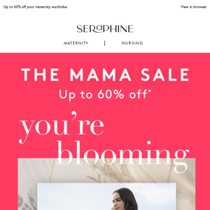 Your summer favorites up to 50% off☀️ - Seraphine Maternity