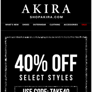 take 40% off