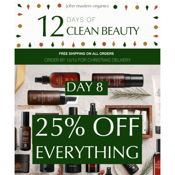LAST CHANCE 12 Days Of Clean Beauty: DAY 8 ❄️