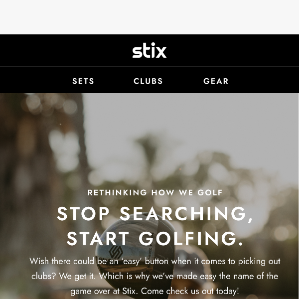 Find out why golfers are turning to Stix
