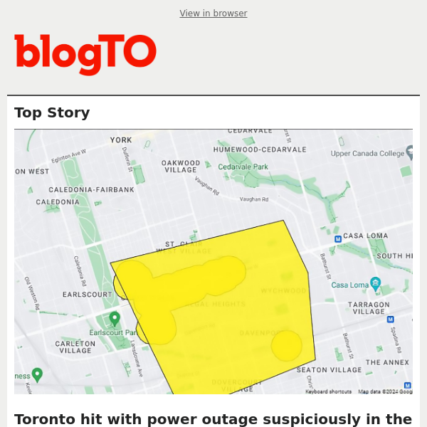 The latest from blogTO